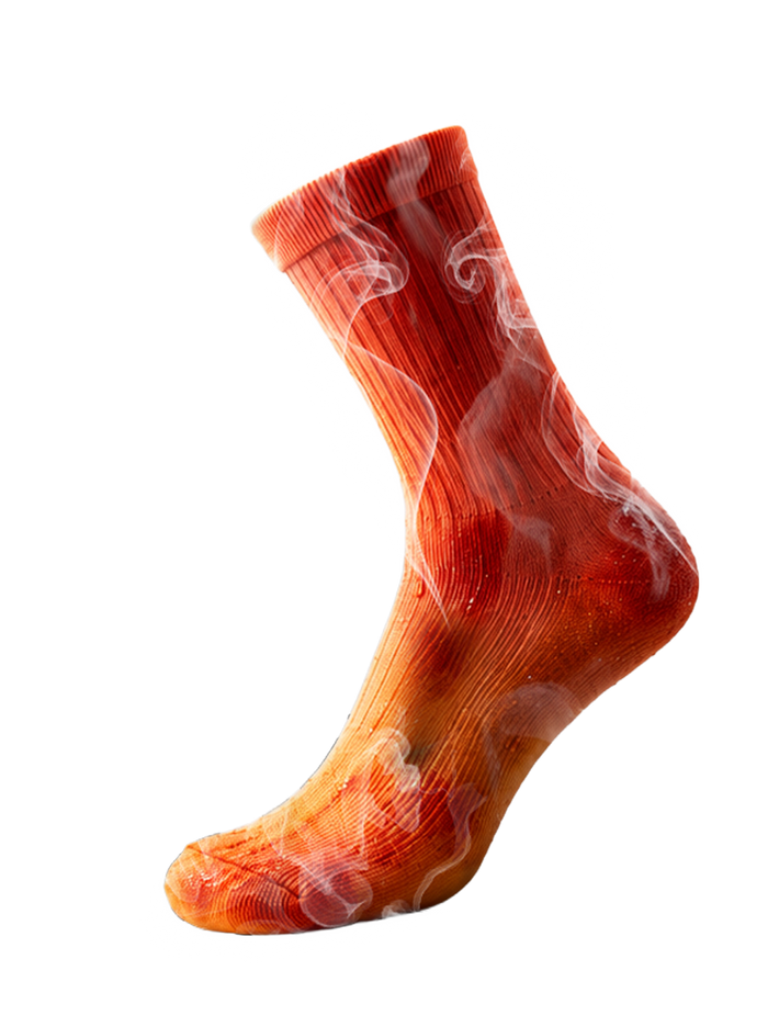 Choosing socks that are too thick